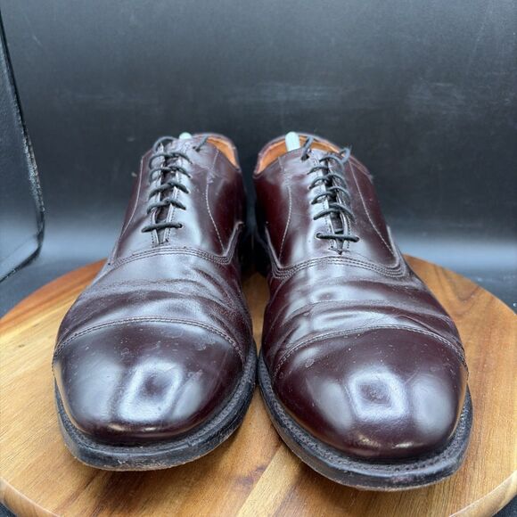 Allen Edmonds Park Avenue Burgundy Mens Size 12 D Dress Shoes Leather Oxford main image 7